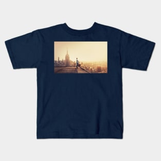 on the rooftop Kids T-Shirt